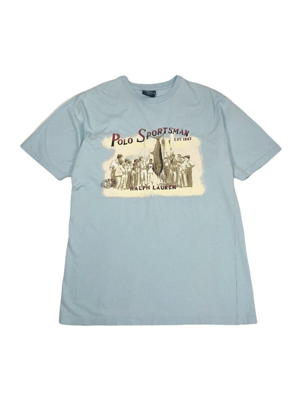 Vintage Polo Ralph Lauren Sportsman Graphic Tee L